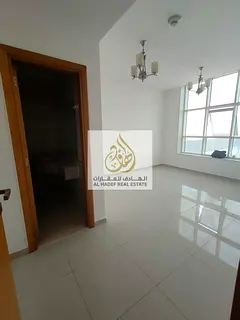 Two master bedroom apartment for rent in Sharjah Al Khan with balcony storage room and prime locatio