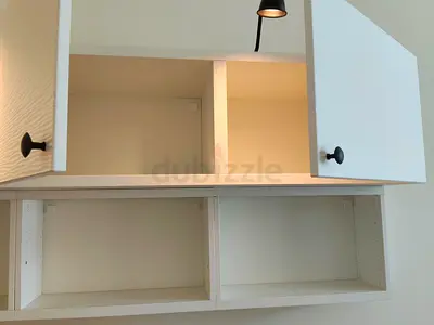 Wall cabinets 4pcs, with dimmer decorative light