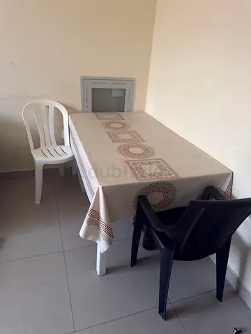 Dining table and chairs