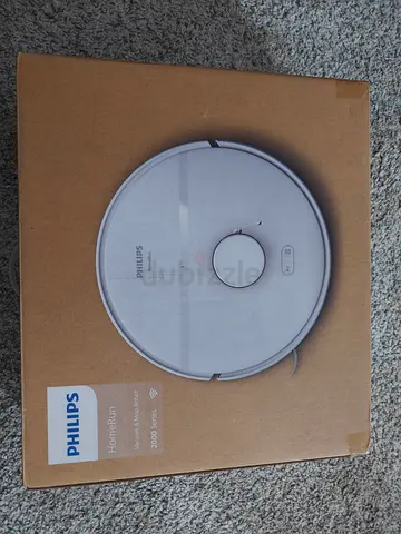 Philips HomeRun 2000 Robot Vacuum  Mop - White (Good Condition)