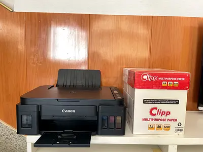 Canon G3411 Ink Tank Printer + A4 Paper+Photo Paper