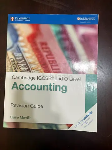 Igcse accounting revision guide