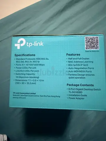 TP-Link 8-Port Gigabit Desktop Switch (Unopened Box)
