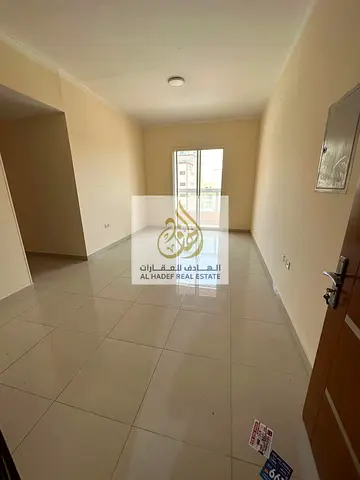 Two-bedroom apartment with a hall, annual rent, central gas