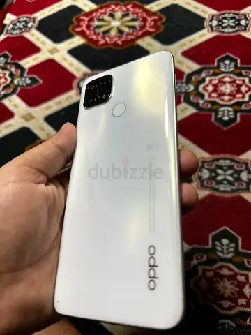 Used OPPO smartphone - white, good condition