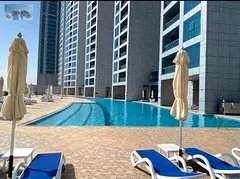 Monthly furnished 1BR apartment on Ajman Corniche fully furnished all bills internet included