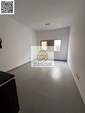 Spacious Studio for Annual Rent in Ajman Al Rawda near Sheikh Ammar Street with Excellent Finishing, Central AC & Free Maintenance Near Kanz Hypermark