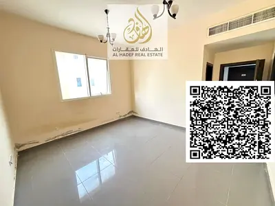 For rent in Al Alia, Ajman: a spacious studio apartment with a separate kitchen. Second occupant. Close to Sheikh Mohammed Bin Zayed Road. Rent is 20,
