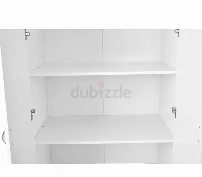 Set of 2 shelves White Melamine