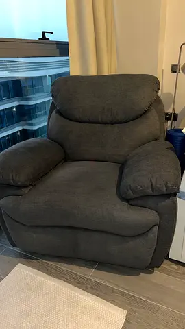 Comfortable Dark Navy Recliner Armchair - Great Condition