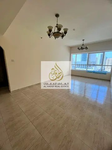 One bedroom apartment for rent in Sharjah Al Taawun with free air conditioning gym swimming pool and parking prime location near Dubai and services