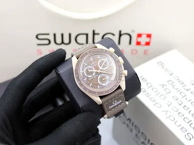 Omega x Swatch MoonSwatch Speedmaster - brown Dial Master Copy watch (with box)