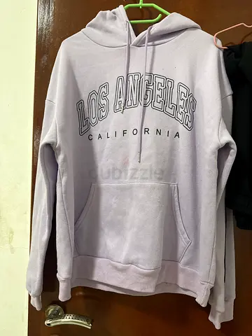 Light Purple Los Angeles California Hoodie