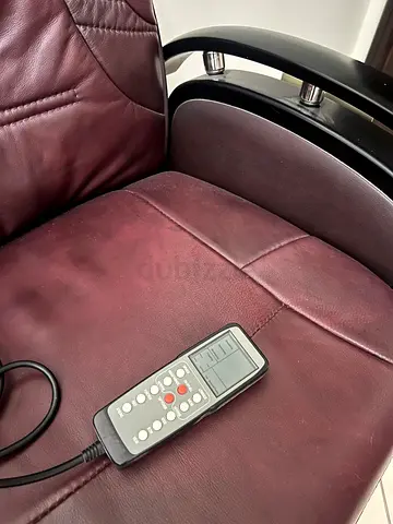 Brown Leather Massage Chair - Good Condition