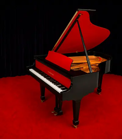 Yamaha Crimson Noir Grand Piano | Bespoke Luxury Finish | Made in Japan