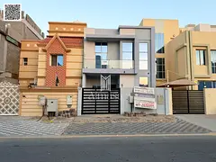 Luxury villa for rent, first occupancy, in one of Ajman's