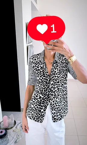 Sandro silk shirt S
