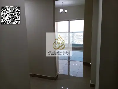 غرفتين وصاله مع بالكون اتنين حمام مع البارك  على محمد بن زايد مباشرة
