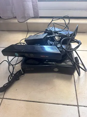 Xbox 360 Kinect sensors with power cables — used bundle