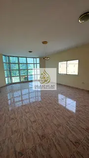 Renovated corner villa for rent in Sharjah Al Azra 4 master bedrooms spacious layout two floors idea