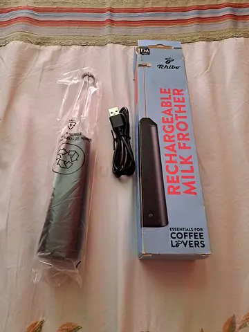 Rechargeable Electric Milk Frother - Brand New, Unused