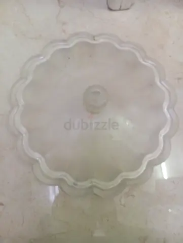 Glass/Plastic Cake Dome Cover — Used, Good Condition