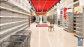 Fully Fitted Hypermarket in a Mall, High Footfall Area