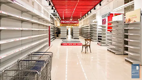 Fully Fitted Hypermarket in a Mall, High Footfall Area