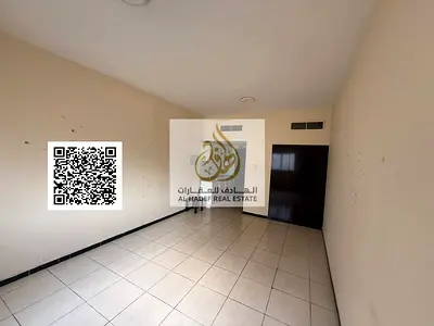 Studio Apartment for Annual Rent in Al Rashidiya 3 – Al Muroor Street | Prime Location Near Ajman One Towers Semi-Closed Kitchen | Built-in Wardrobes