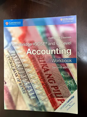 Igcse accounting workbook