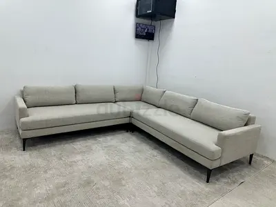 Perfect condition west elm corner sofa