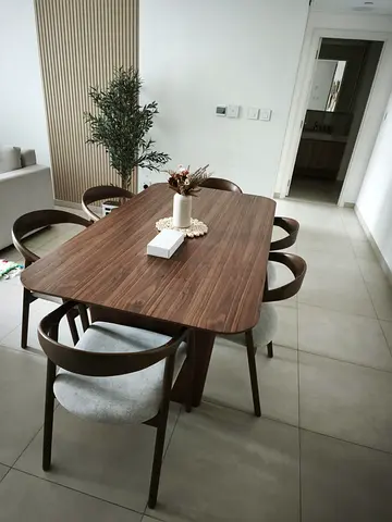 Dining table with 6 chairs  Console