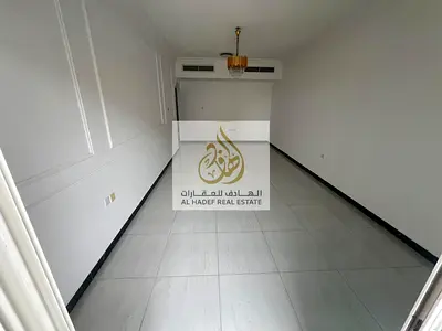 للإيجار بعجمان المويهات 3، غرفتين وصالة، 2 حمام، بلكونة، تكييف مركزي، موقع مميز مقابل مدرسة الشويفات وقريب من الخدمات. السعر 40,000 على 6 دفعات ممتازه