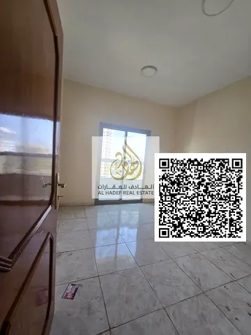 شقة غرفتين وصالة بالنعيمية 1 موقع مميز قريب من مدرسة الحكمة وشارع الكويت وجسر غلفا 2 حمام بلكونة تكييف مركزي السعر 35000 درهم 4 أو 6 دفعات تأمين شيك ل