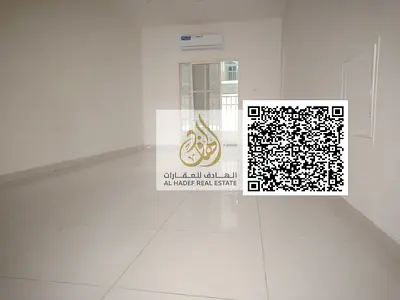 For rent in Al Rawda 3 Ajman, a room and a hall with a bathroom and a balcony, a prime location close to Sheikh Ammar Street and all services, rent 28