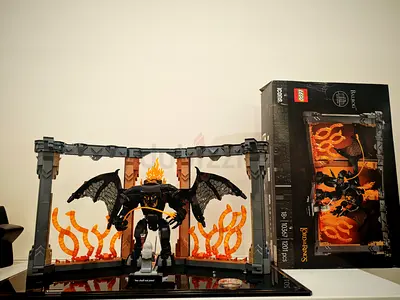 LEGO Lord of the Rings Balrog Display Set with Box