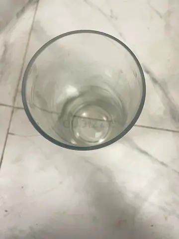 Clear Glass deep vase - Good Condition