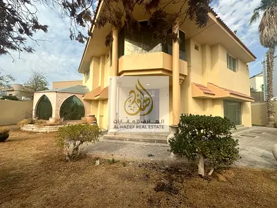 Luxury Villa for Annual Rent in Sharjah Al Ramakiya 14,000 Sqft Standalone Villa 4 Large Bedrooms 2 Majlis 3 Living Halls Central AC 2 Fully Equipped