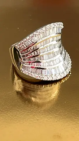 Baguette diamond ring from Mahallati jewelry
