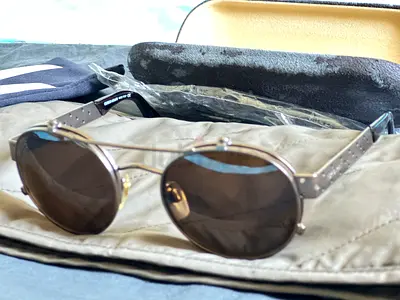 Vintage Giorgio Armani 657 981 Flip Up Sunglasses