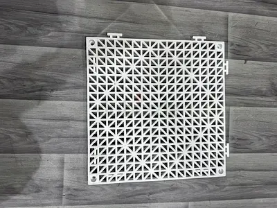 Rubber floor mat