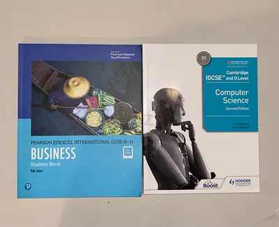 Pearson Edexcel International GCSE Business + Cambridge IGCSE Computer Science textbooks/Workbook