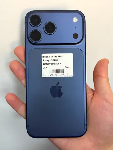 iPhone 17Pro Max 512G blue USA
