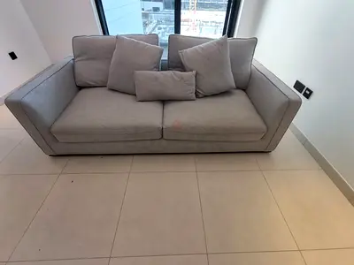 *DISTRESS DEAL ALERT*  3 Seater Grey Fabric Sofa with Cushions