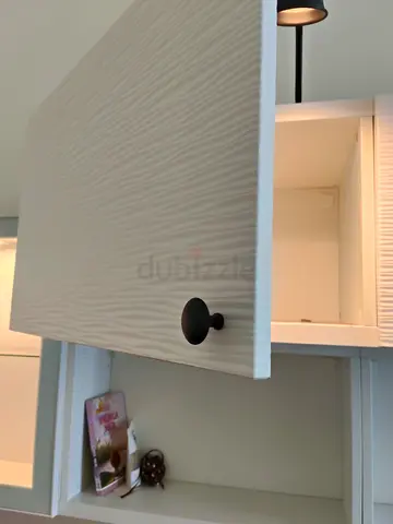 2pcs Wall cabinets with decorative dimmer light