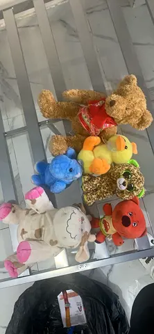 Bundle of 40 Soft Plush Toys — Mixed Characters, Good Condition