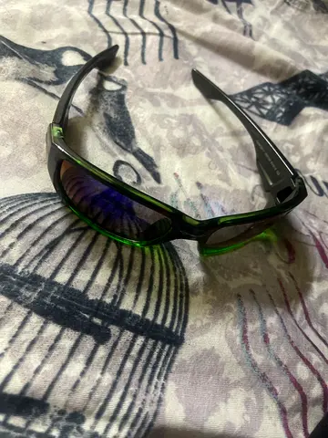 Green-black sporty sunglasses — never used got it as gift