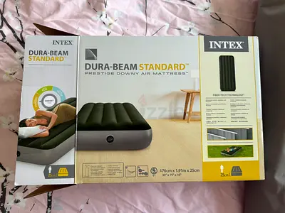 Intex Dura-Beam Standard Prestige Downy Air Mattress - New in Box