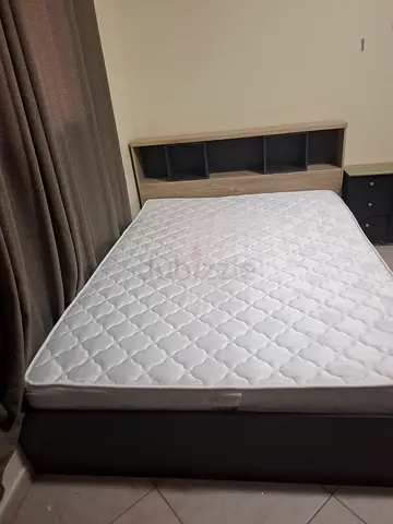 Home Centre Queen Bed and Mattress