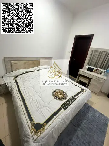 غرفة وصالة بفرش جديد كلياً ومرتب  نظافة فائقة وتصميم عصري مريح  4000 درهم (شامل كافة الفواتير والخدمات)  استلام فوري للوحدة